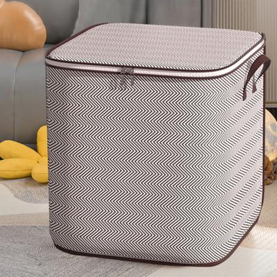 Корзина для хранения в гардеробе, ручка на молнии, сумка для хранения одежды с органайзером, пакет для переезда