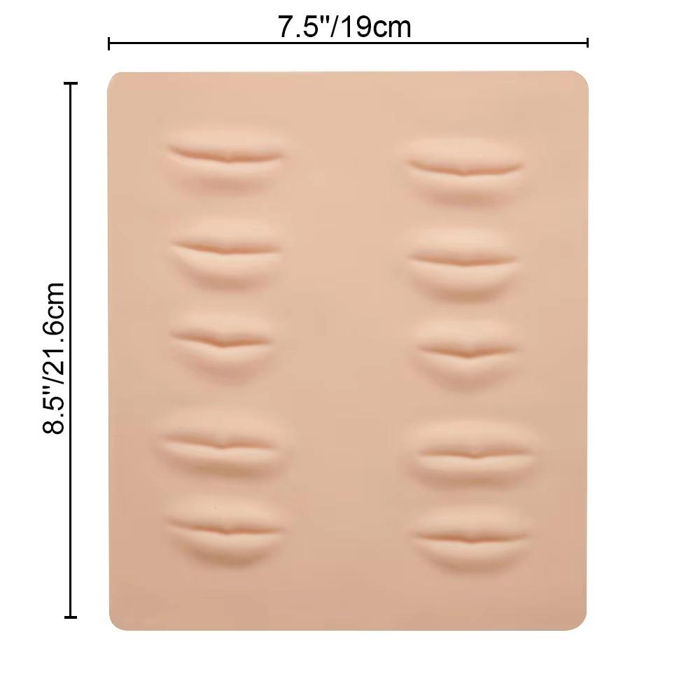 Кожа для практики татуировок Материалы для микропигментации Карандаши для бровей и век Практичная латексная кожа Инструмент для обучения татуажа бровей
