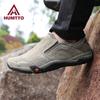 Fashion Leather Sports Casual Shoes for Men Anti-slip Hiking Mens Shoes Luxury Designer Outdoor Trekking Sneakers Man