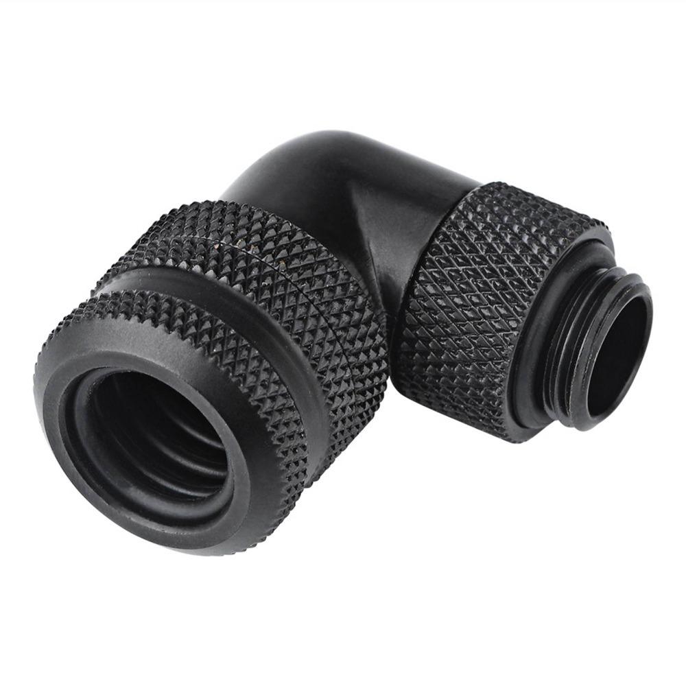 90 Degrees PC Water Cooling Fitting 14MM Brass Fitting Tube Connector Hard Tube Installation
