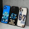 Смешной чехол для телефона Six-Seven Memes 67 для iPhone17,16,15,14,13,12 Plus,Max Мягкий силиконовый черный чехол