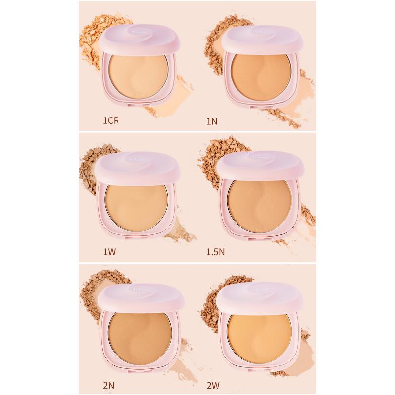 Pudaier Пудра-фиксатор Пудра Тональная пудра Рассыпчатая пудра Водостойкая фиксирующая пудра-консилер Крем-пудра для контроля жирности
