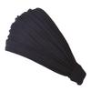 CHARM Hairband Turban and for Face and Training Hairband Bandana Hair Turban (Men's Women's) Sports, Washing, (Size L/Black/Unisex)