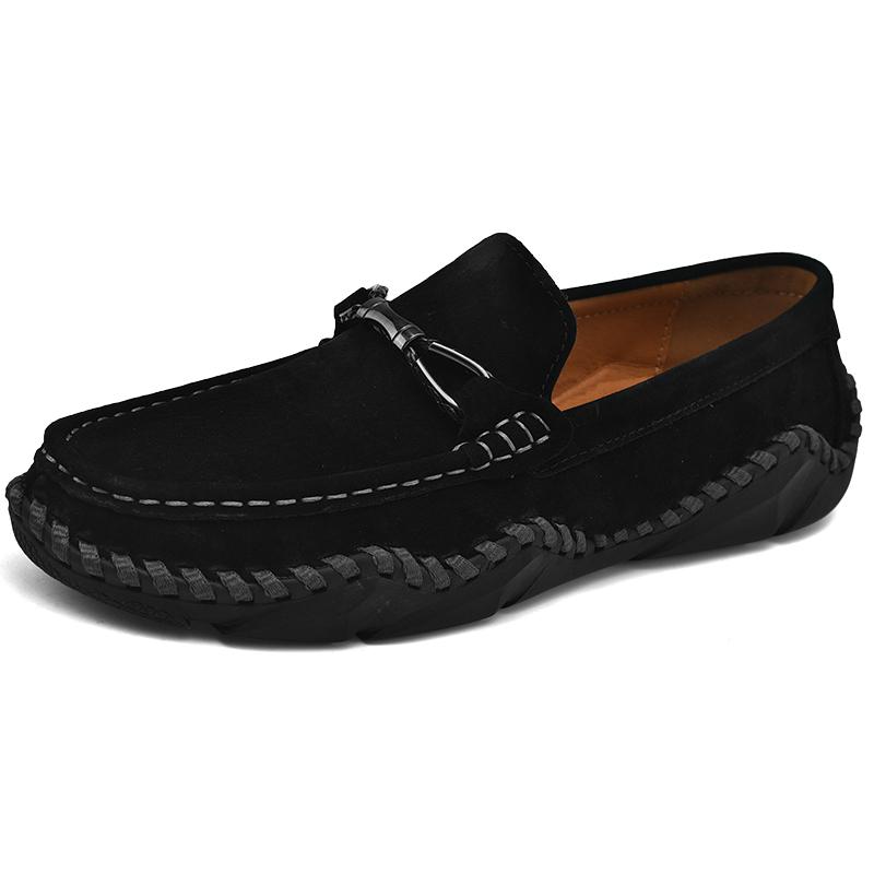 Men Genuine Leather Casual Leather Shoes Men Loafers Comfortable Driving Shoe Moccasins Man Flats Shoes