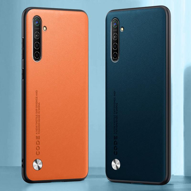 Роскошный чехол из искусственной кожи для Realme X2 XT, задняя крышка, матовый силиконовый чехол для телефона с полной защитой для Realme XT RealmeXT RealmeX2