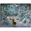 Полный 5D Diy Алмазная картина Рождественский лесной олень Вышивка крестом Домашний декор Подарок ручной работы