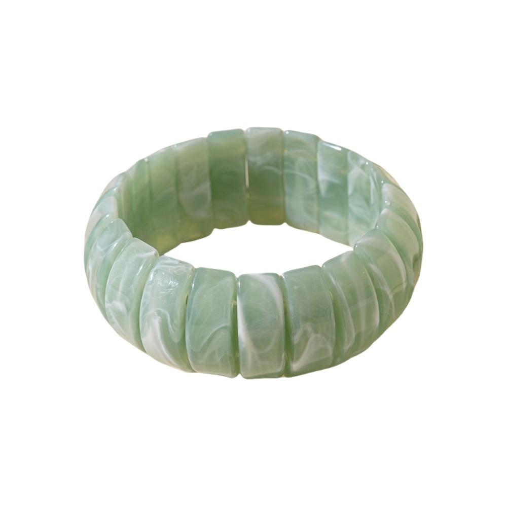 Богемный нерегулярный широкий браслет смазывание ретро кольцо на руку темперамент акриловый браслет леди девушки