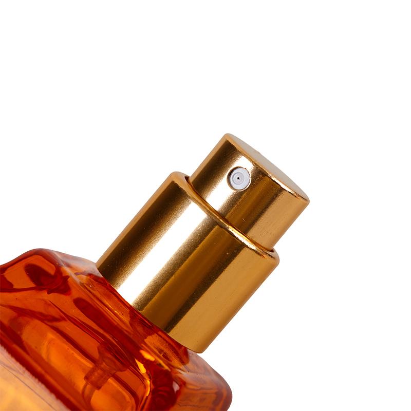 50 мл стеклянный многоразовый спиральный толстодонный квадратный стеклянный распылитель флакон для духов