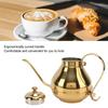 1.5L Capacity Coffee Drip Kettle Stainless Steel Construction Thin Mouth Kettle  Tea Ceremony