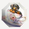 1pc Teacup Dachshund Umbrella with Plastic Handle,Suitable for All Seasons Home Travel Outdoor Umbrellaptys31029