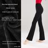 Micro Flare Yoga Dance Pants for Women - Autumn/Winter Practice & Training Trousers