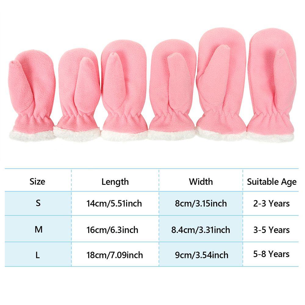 Зимние детские перчатки из поларфлиса, легко надеваются, с флисовой подкладкой, варежки из поларфлиса, варежки для малышей