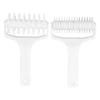 2 Pcs Pizza Dough Roller Docker Plastic Crust Hole Puncher with Long Handle for Pastry Pie Biscuits