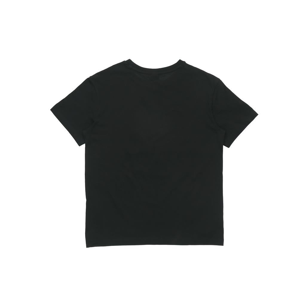 (WMNS) PUMA Classic Logo Printing Round Neck Sports Short Sleeve Black Women's 530005-61