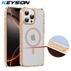 KEYSION Camera Touch Control Button Case for iPhone 16 Pro Max 16 Plus for MagSafe Magnetic Wireless Charging Matte Clear Cover