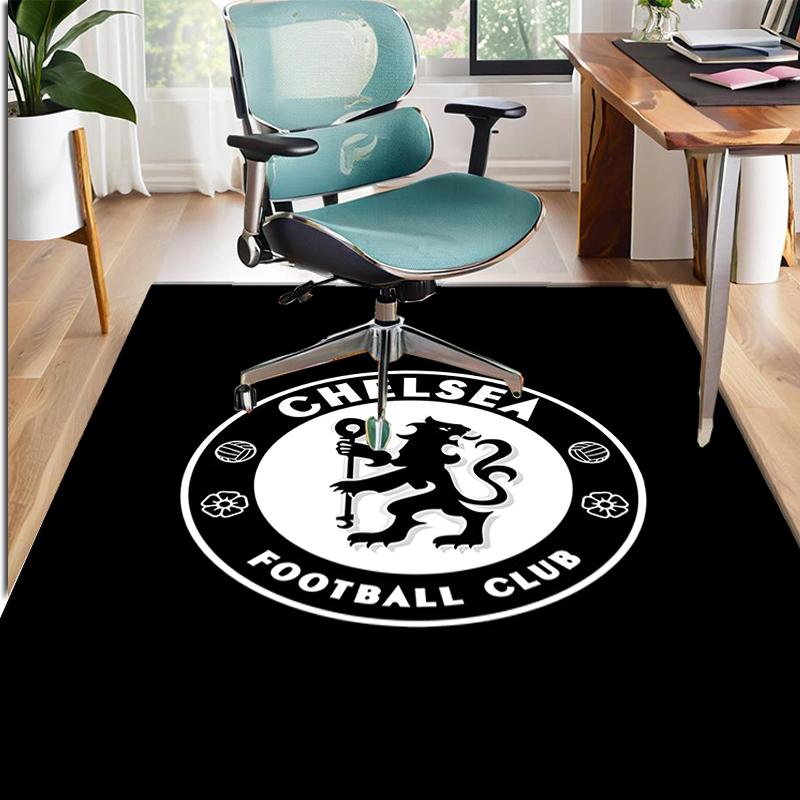 football club.C Pattern Rug, Indoor/Outdoor Mat, for Picnic, Gameroom, Bedroom, Office, Living Room, Home Decor Carpet, Birthday Gift