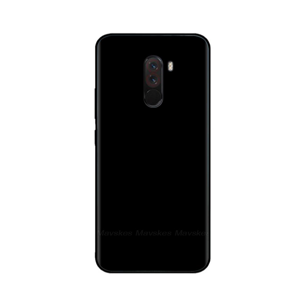 Phone Case For Xiaomi Pocophone F1 Global Case Pocofone F1 Silicone Soft TPU Back Cover For Xiomi Poco F1 Case Black Bumper