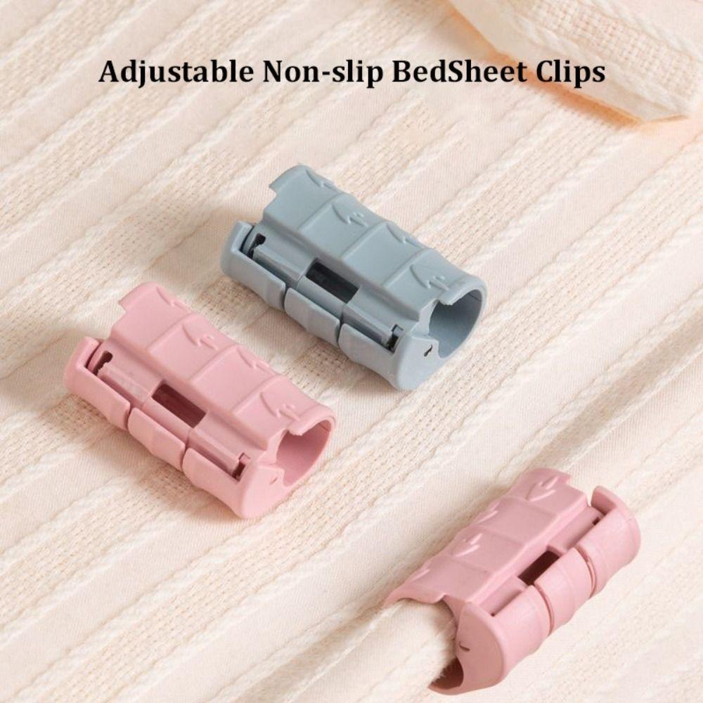 10pcs Pressure Resistant BedSheet Clips Adjustable Sheet Grippers Durable Mattress Holder
