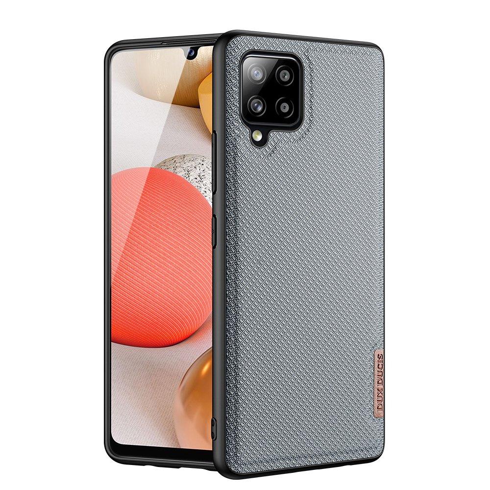 Dux Ducis Fino Series Nylon-Covered Case for Samsung Galaxy A42 5G - Gray