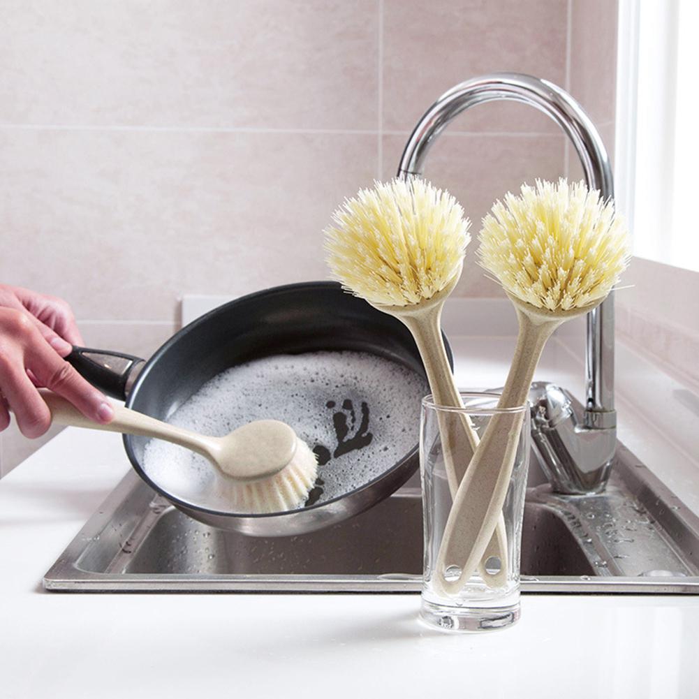 Multi Purpose Hanging Household Cleaning Long Handle Kitchen Dish Washing Brush