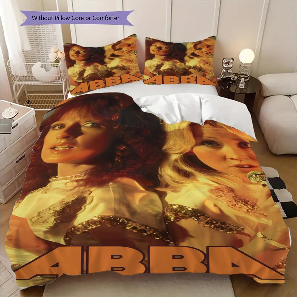 Abbas Iconic Legacy Bedding (1 * duvet cover + 2 * pillowcase, without core) 2D Flat Duvet cover and pillowcase Soft and comfortable Bedding set