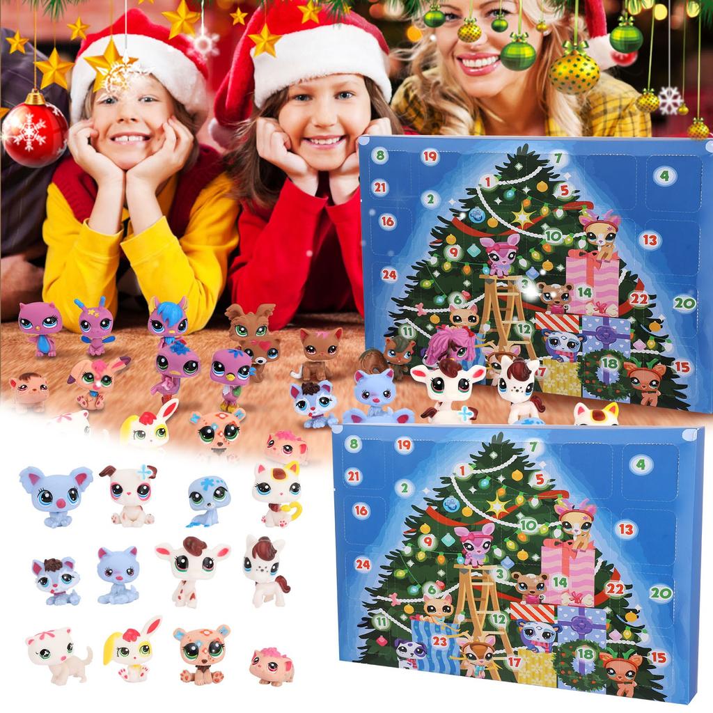 Advent Calendar 2024 - Authentic Mystery Figures, Surprise Collectible Kidult Toy, Girls, Boys, Kids, Tweens Ages 4+ 24pcs