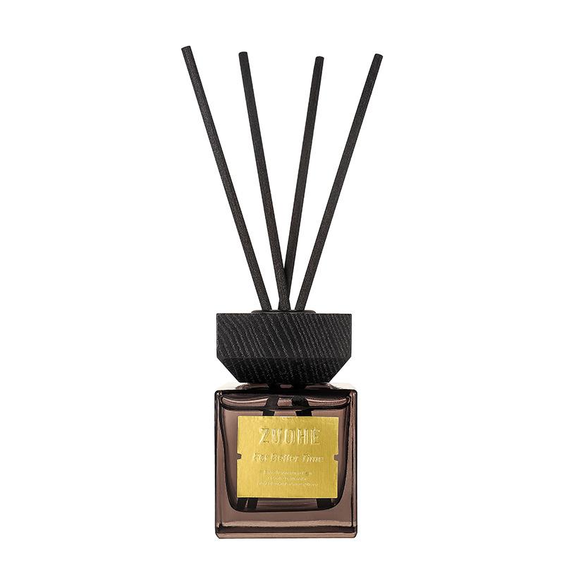 Square Bottle Wooden Cover Aromatherapy Oil Furnishing Articles Home Hotel Room Perfume Fragrance Toilet Inside The Bedroom Toilet Deodorant
