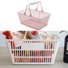 Basket of Multifunctional Metal Practical Portable with Handles for Supermarket