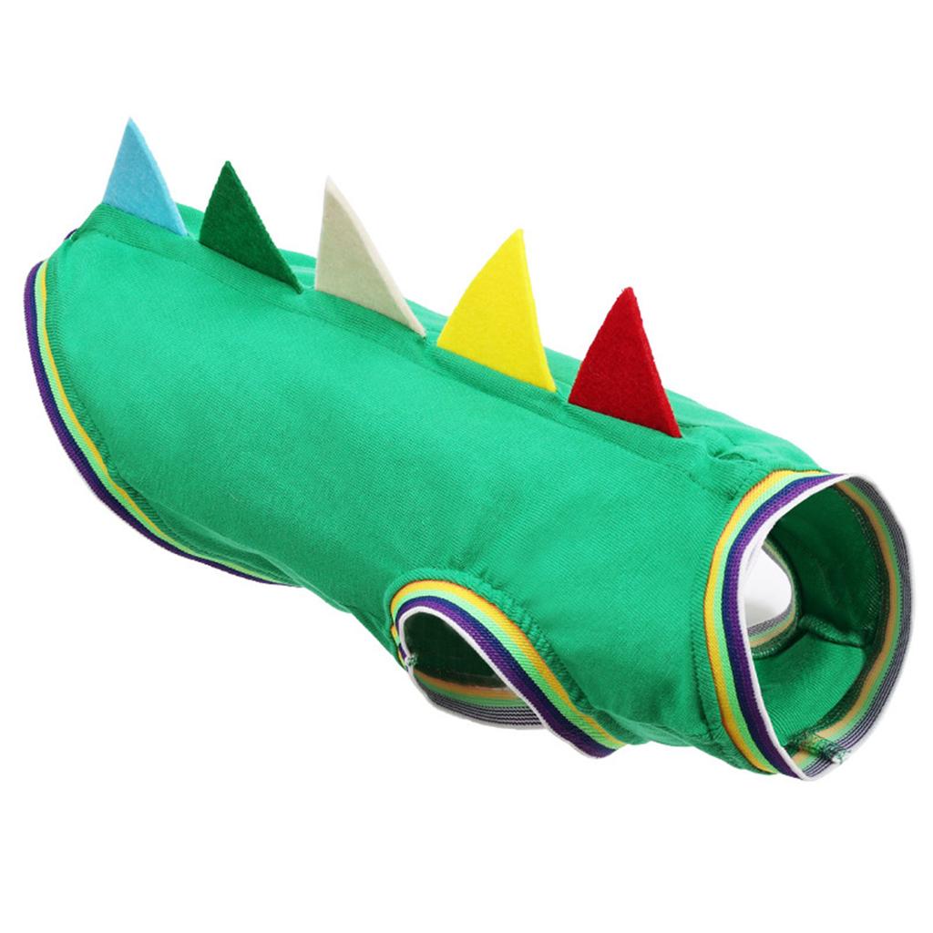 Одежда для таксы Костюм динозавра для маленькой собаки Простой в носке Наряд для косплея питомца для тематической вечеринки Хэллоуина