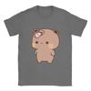 Men Panda BuBu’s T Shirt  Flip Flop on DuDu Bear face   Pure Cotton Clothing Novelty Short Sleeve Round Neck Tees 6XL T-Shirt