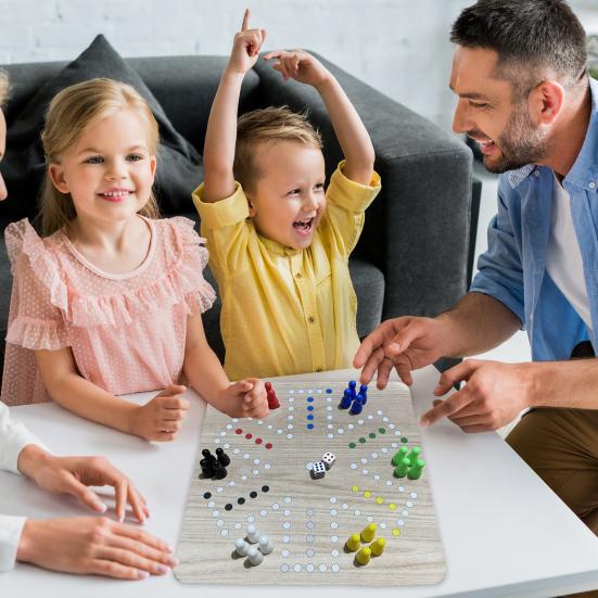 1 комплект для игры в шахматы на 6 игроков с резиновой шахматной доской 24 шахматных поля