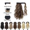 Накладные волосы для хвоста 14 дюймов, вьющиеся волнистые волосы для хвоста для женщин и девочек, обертывание вокруг хвоста