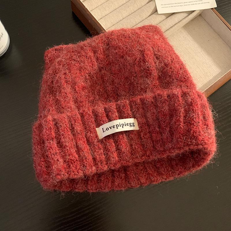 Милые кошачьи ушки (Хлеб в форме кошачьих ушей, приготовленный на пару), Вязаная шерстяная шапка, женская, зимняя, корейская версия, маленькое лицо, холодная шапка, утолщенная теплота