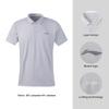 Li-Ning Простая и стильная однотонная футболка-поло мужская топы Светло-серый APLW517-5