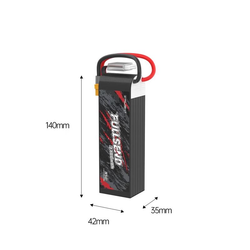 ZH-CMD Fullsend 3300 мАч LiPo Аккумулятор для 7-дюймовых FPV Дронов