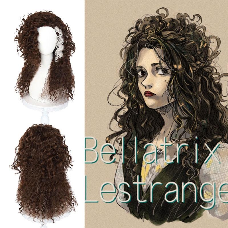 Bj-108 Bellatrix Lestrange Cosplay Wig Authentic Anime Style Versatile For Any Face Shape