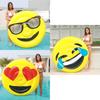 New Smiley Face Inflatable Ride-on Pool Float For Adults Eco-friendly Pvc Material Trendy Design
