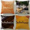 Классический бренд уходовой косметики Sulwhasoo Чехол-подушка Cushion Cover Soft & Easy-Wash – Универсальный для дивана, кровати, путешествий и офиса