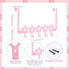 Heart-Shaped Over The Door Hooks Detachable Hooks Hanger Door Holder Organizer  Bedroom
