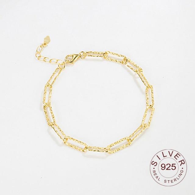 Минималистичные браслеты из стерлингового серебра 925 пробы с сердечками LOVE для женщин, новые модные винтажные ювелирные изделия ручной работы на день рождения, подарки