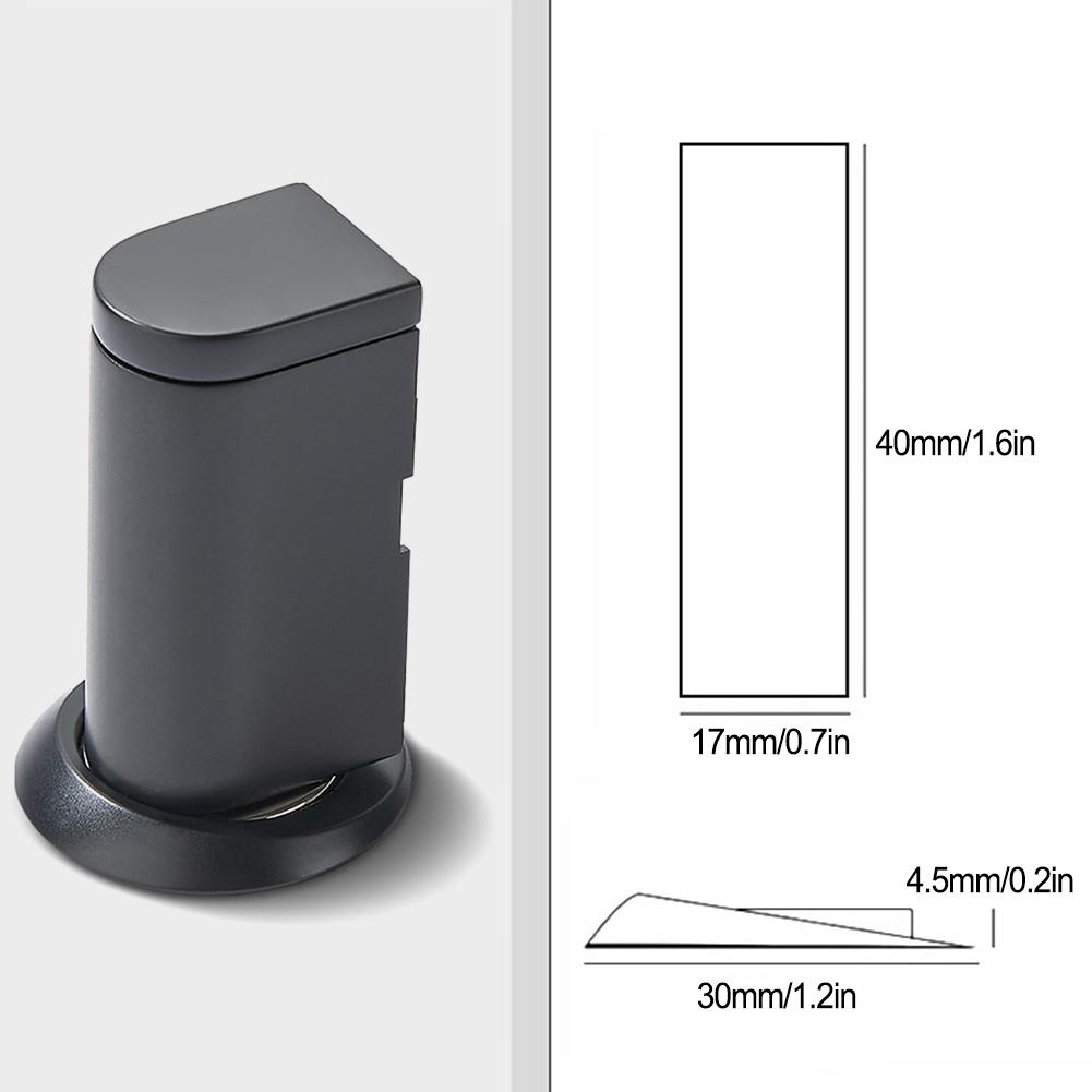 Shock Absorbing Zinc Alloy Door Stopper for Everyday Use in For homes or Commercial Spaces Stylish and Functional