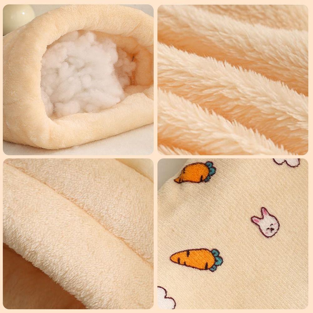 Cute Cat Sleeping Bag Cartoon Thickened Cat Cave Bed Pocket Type Winter Warm Cat Nest Mat Pet Supplies