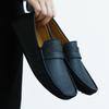 Мужская обувь ручной работы из натуральной кожи, модные туфли-лодочки, классические повседневные туфли для вождения, удобные мужские мокасины без застежек, мягкие мокасины