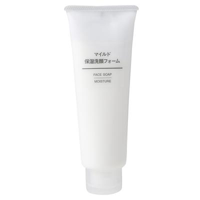 MUJI Мягкая увлажняющая очищающая пенка для лица Основной блок для умывания -