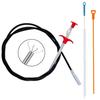 Haojiaho Pipe Cleaner (3-Piece Set) with Wire Pipe Brush (155cm/50cm/70cm) for Cleaning, Unclogging, and Cleaning Plumbing, Drains, and Drain Outlets,