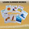 Catch the Chicken Summer Splash English Card Game English Word Game for Kids Summer Verb and Question Cards Ages 6 and Up – Noun,