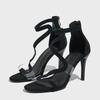 High-heeled Sandals Women's Slim Heel Strap Outdoor Fashion Roman Style Sandals Platform Women Shoes