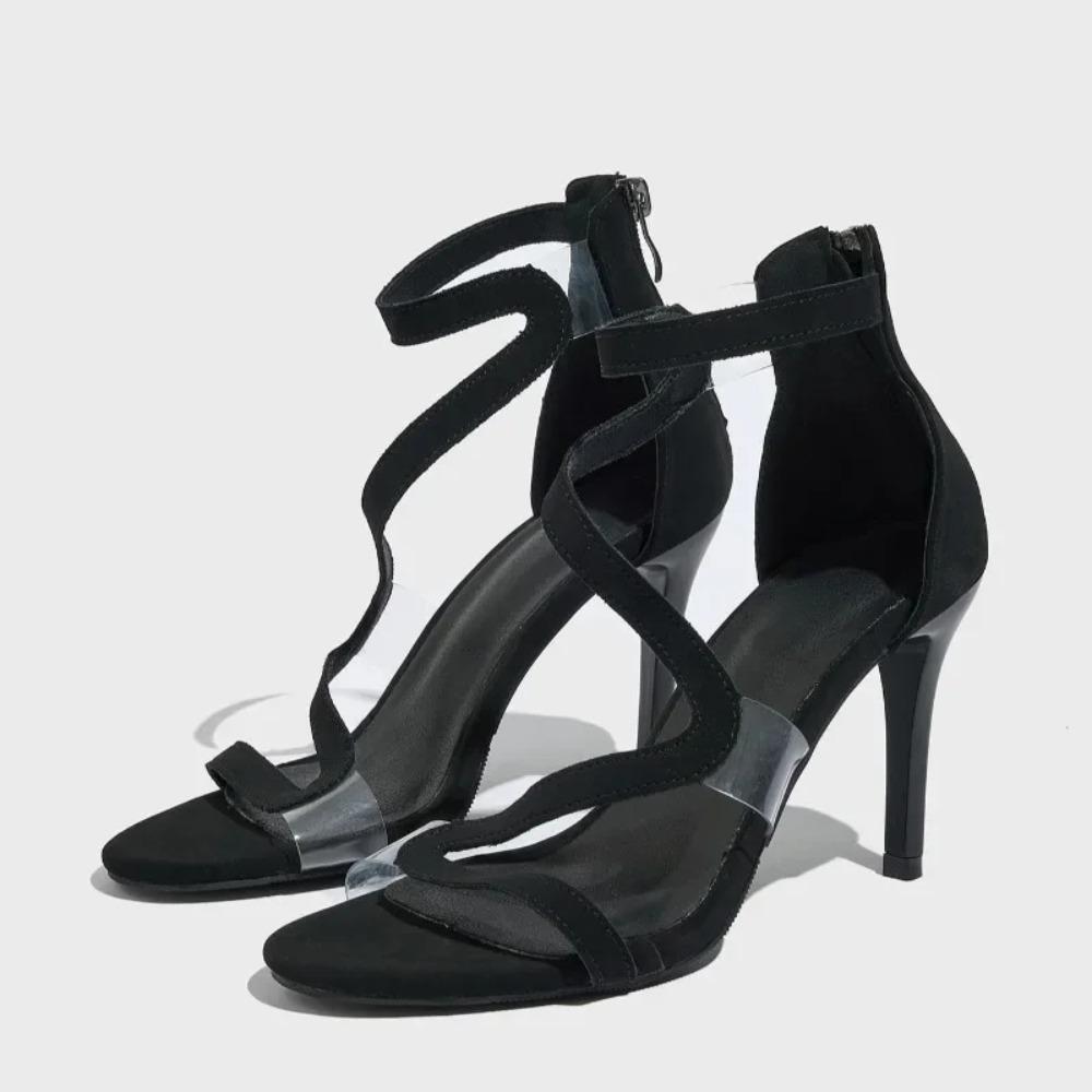 High-heeled Sandals Women's Slim Heel Strap Outdoor Fashion Roman Style Sandals Platform Women Shoes
