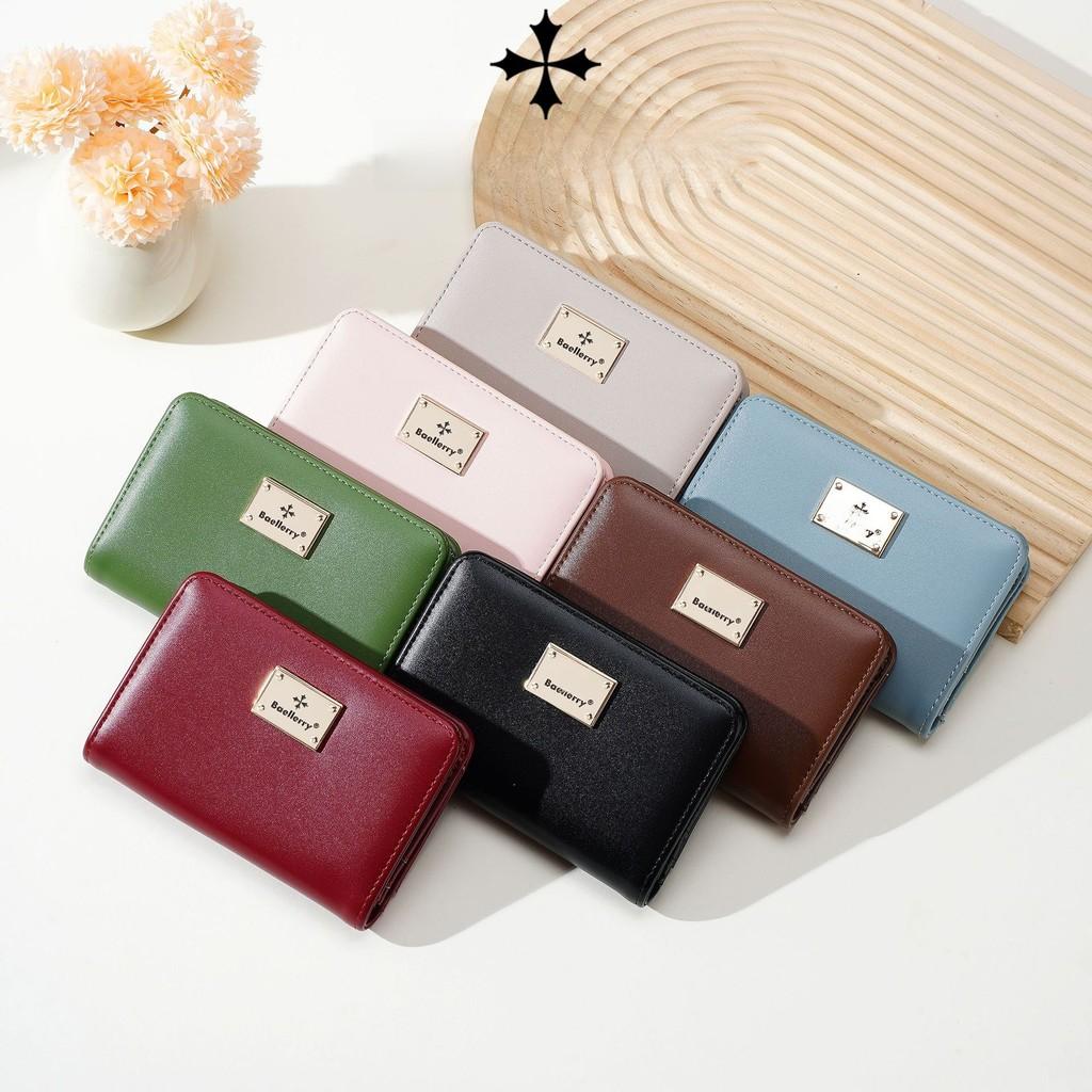 Womens Wallet Cardholder Pu Leather Multi Card Slots Cash Organizer For Daily Use