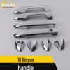 Binyue Handle Trim & Door Armrest Decorative Stickers - Fits 18 Models